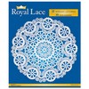 Royal Consumer Medallion Lace Round Paper Doilies, 10-Inch, Pack of