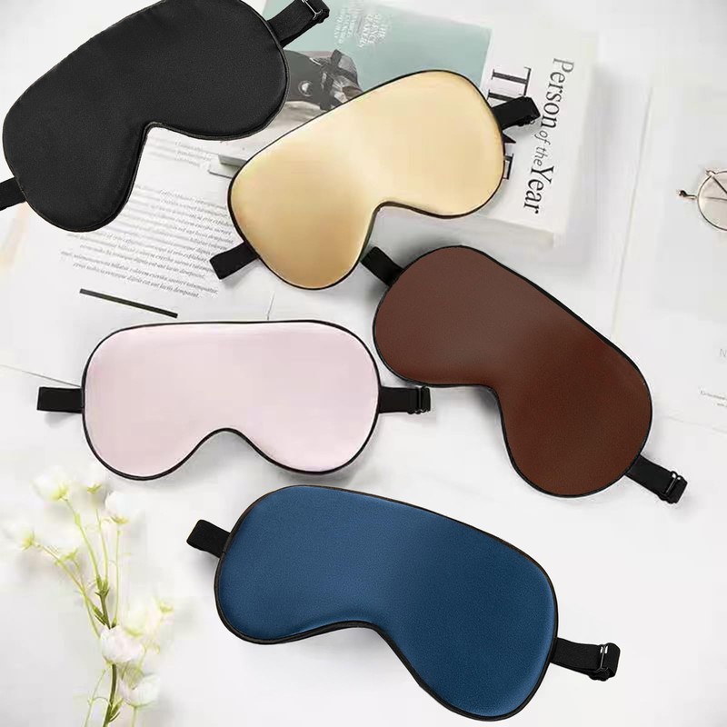 Eye Mask Blindfold with Elastic Strap/Headband, Soft Eye Cover Eyeshade