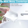 Alyvisun, Soap Dispenser Kitchen, Dish Soap Dispenser with Sponge Holder,