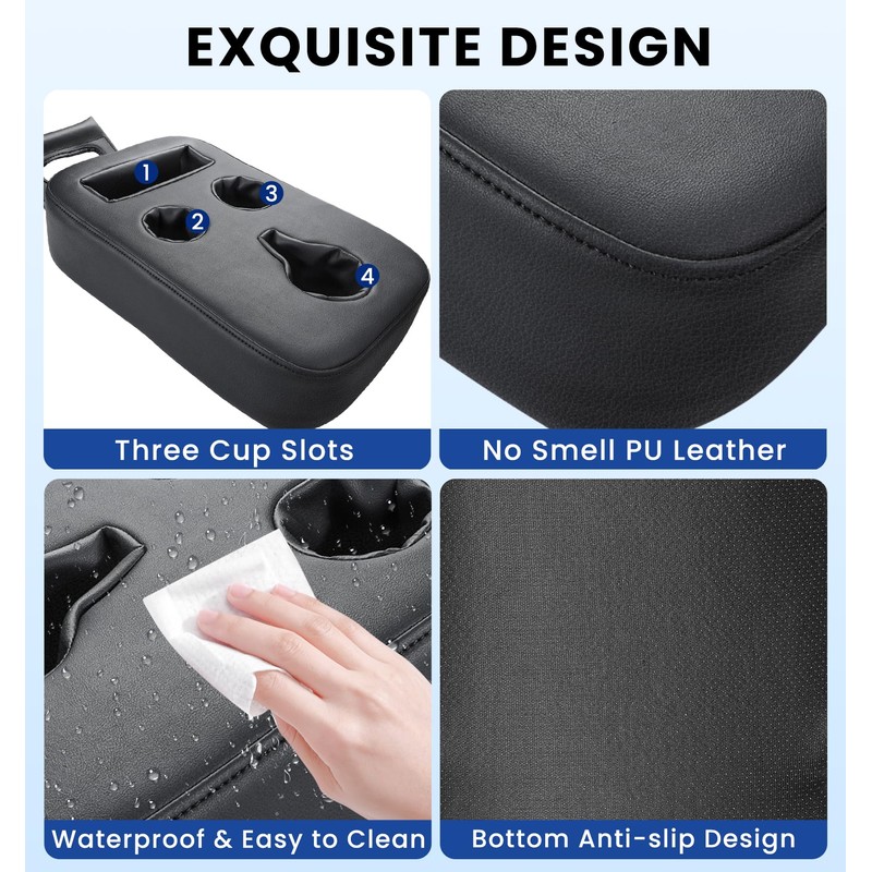 Sinvanho Car Cup Holder, Back Seat Cup Holder for Car,