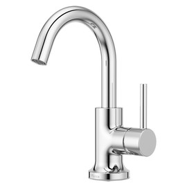 Pfister Zeelan Bathroom Sink Faucet, Single Control, 1-Handle, Single Hole, NSF Certified, Polished Chrome Finish, LF042ZLC