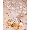 Christmas Wrapping Paper - ADQUATOR 5m×80cm 3D White Snowflake Hamper