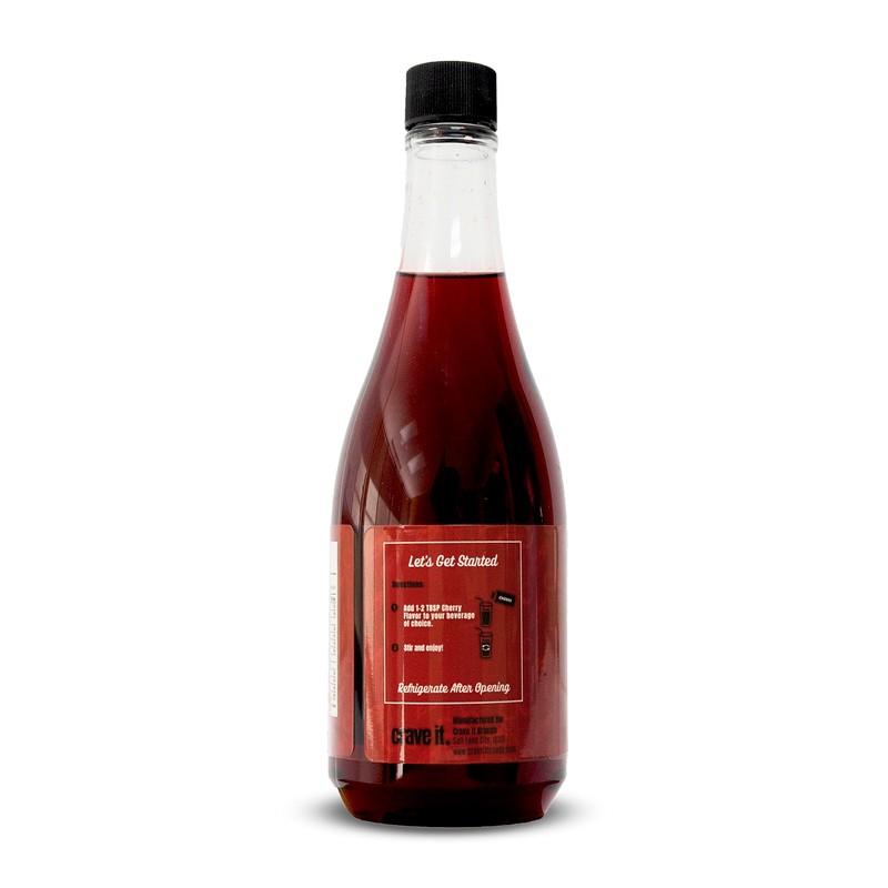 Crave It! Rich Cherry Flavoring Syrup, Add a Splash to