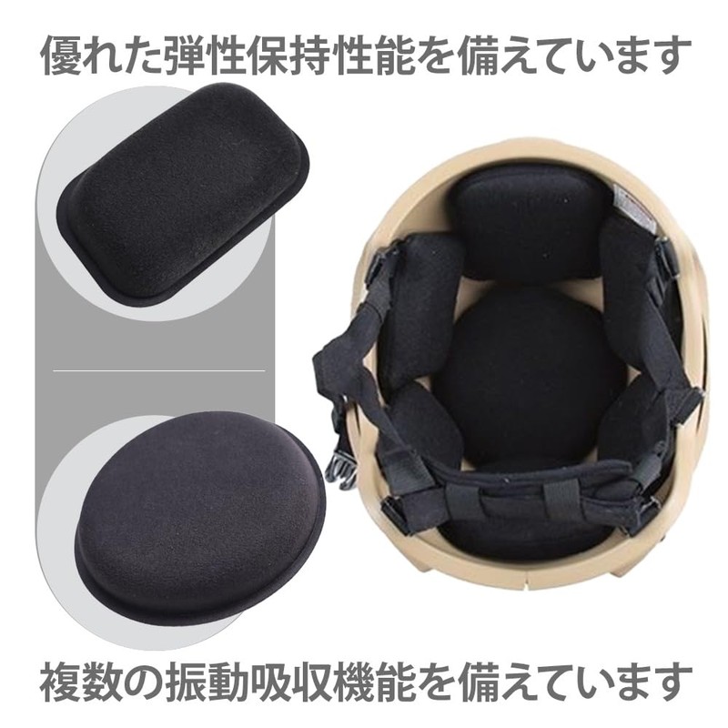 Helmet Inner Pads, Inner Cushions, Protective Pads, Set of 19,
