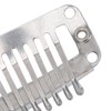 40pcs Wig Clip Set Stainless Steel DIY 9 Teeth Snap