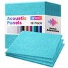 18 Pack Acoustic Panels Self Adhesive Sound absorbing Wall Panels,