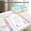 Umriox Spiral Notebook A5, 180 Pages Wirebound Notepad, 100GSM Thick