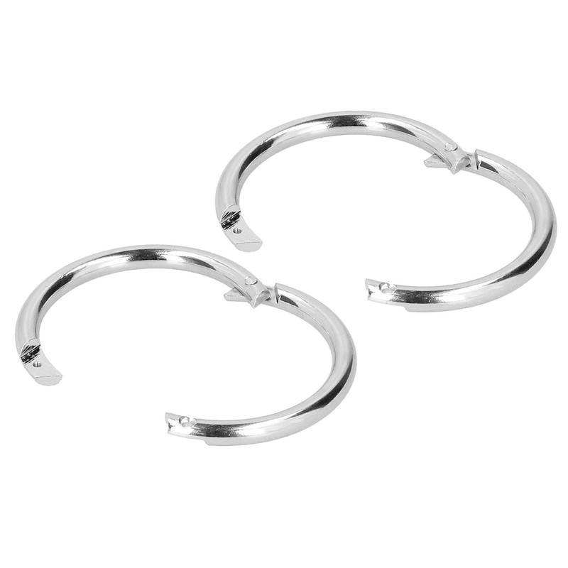 2PCS Carbon Steel Bull Cattle Cow Nose Ring Farm Animal