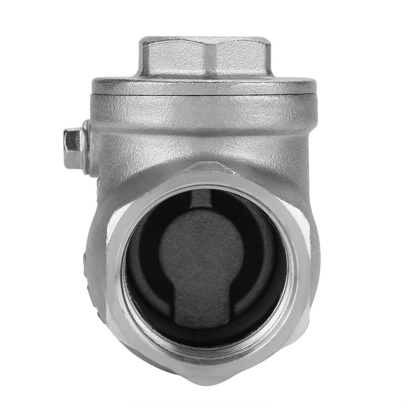 Akozon Swing Check Valve 1 Inch DN25 Check Valve Stainless