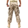 ZLSLZ Men's Military Tactical Casual Camouflage Multi-Pocket Cargo Pants Trousers