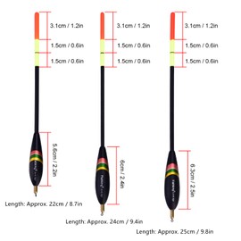 3 Piece Floats Fishing, Carp Floats Set, All-Round Waggler, Friedfish Float, Fishing Floats, Waggler Floats