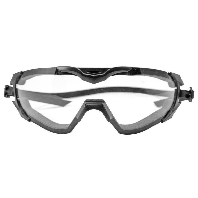 Edge Tactical Super 64 Vapor Shield Clear, black