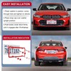 LivTee 4 Holes Stainless Steel License Plate Frames, 2 PCS