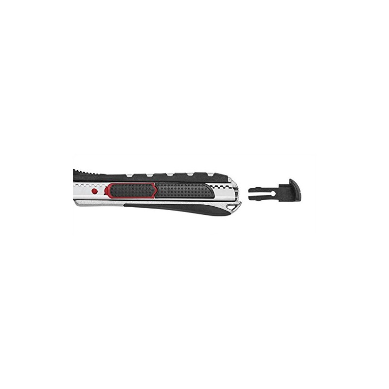 Wedo 787009 Safety Cutter 2-in-1, 9 mm, automatischer Klingenrückzug, Rasterautomatik,