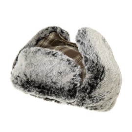 Comhats Trapper Hat Hats for Women Faux Fur Aviator Hat with Ear Flaps Russian Winter Cold Weather Hat Men Fleece Lined Coffee Large