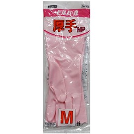 Okamoto Gloves Bill Pearl Vinyl Thick NP Pink M