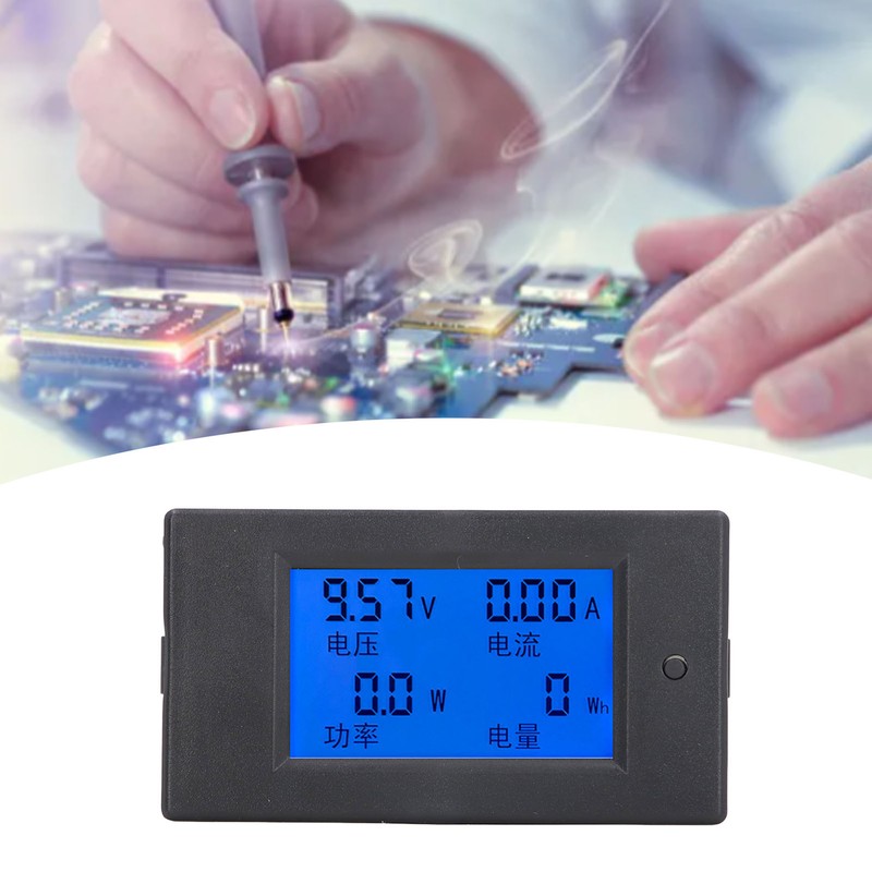 Battery Monitor Meter DC Digital Voltmeter Ammeter Power Meter for