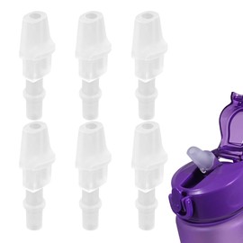MIRKUZI Wasserflaschen 6er-Pack isolierte Wasserflaschen, Ersatz-Wasserflaschenmundstück, Silikon-Wasserflaschen-Beißventil-Ersatzteile