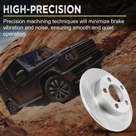 Autosteady 11.46" (291mm) Rear Brakes Rotors and Ceramic Brake Pads Kit for Nissan Model Altima 2002-2023, Maxima 2004-2008, Sentra 2007-2019, Juke 2011-2017, Replacement Solid 31312 905