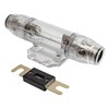 tomzz Audio 5800-032 ANL Fuse Holder Satin Nickel for Cables