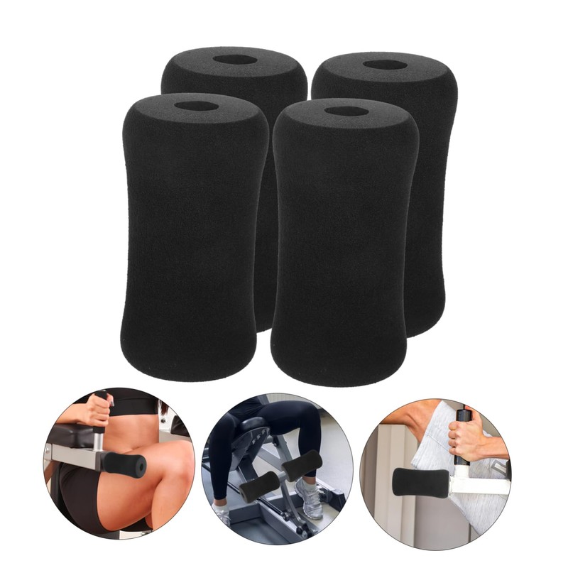 KOMBIUDA Leg Extension Machine Cover Exercise Roller Foam Foot Pads