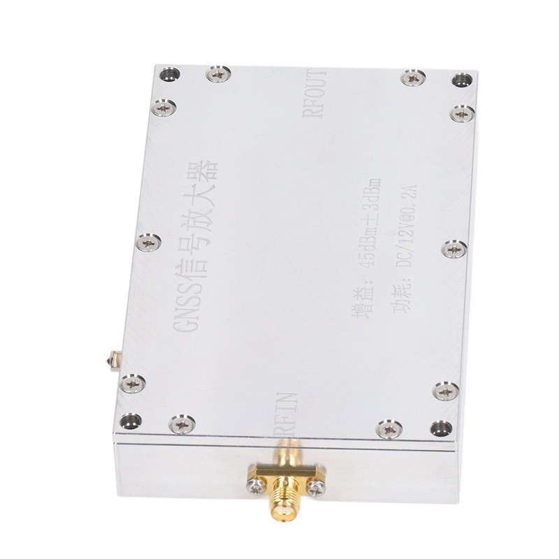 GNSS Signal Amplifier High Gain 45dbm Navigation RF Signal Booster