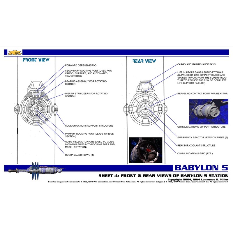 Babylon 5 Station Blueprints