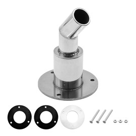 CENPEK 316 Stainless Steel Thru Hull Exhaust Skin Fittings for 24mm Tube Pipe Socket Hardware for Diesel Parking Heaters Car Truck Boat