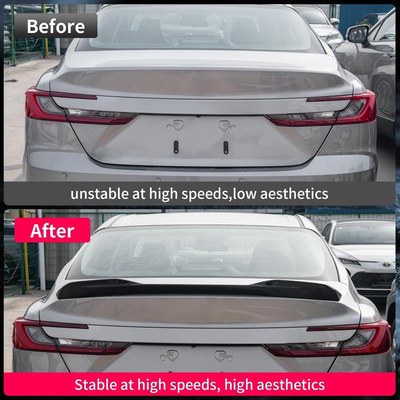 Zekzoop Spoiler Wing Compatible with 2025 Toyota Camry Rear Trunk