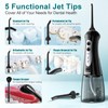 Nicefeel Cordless Water Dental Flosser – 300ML BPA-Free Portable Oral