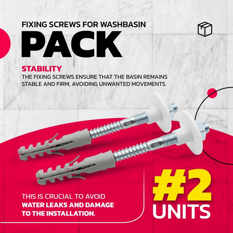 DOJA Barcelona Sink Mounting Screws M10 x 110 mm Pack