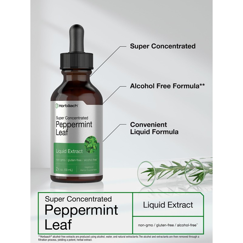 Horb?ach Horb?ach Peppermint Leaf Extract Liquid | 2 Fl Oz