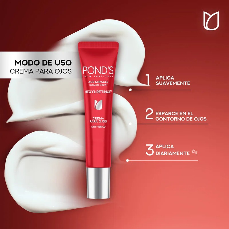Pond's Age Miracle Contorno de Ojos | Con Hexyl-Retinol Antiedad