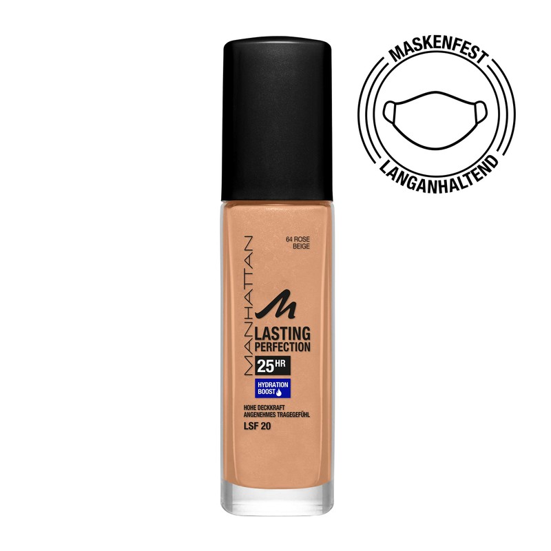 Manhattan Lasting Perfection 25 Stunden Make up, Rose Beige 64,