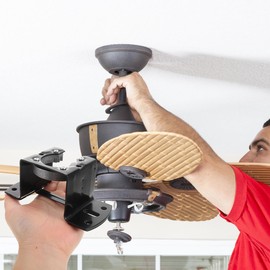 Cabilock Soporte Para Ventilador De Techo Universal Accesorios De Ventilador InstalacióN Sencilla Material De Hierro Duradero DiseñO Elegante Ideal Para Diversas Marcas Y Modelos