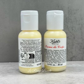 Kiehl's 2pcs Kiehl's Creme De Corps Creme Moisturizer 30ml*2 Travel Size Total 2oz