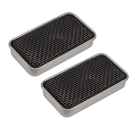 Backpacking Wood Stove Spirit Cooker Pack of 2 for Grilling (Silver)