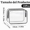 10 Bolsas Estuches Organizadores Viaje Impermeable Neceser