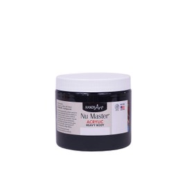 Handy Art Nu Master Heavy Body Acrylic Paint 16 ounce, Mars Black