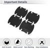 RATCHROLL 4 Pcs Universal Car Door Handle Cup Cover Adhesion