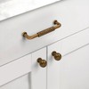 Asidrama 10 Pack 3.75 Inch(96mm) Antique Brass Cabinet pulls Kitchen