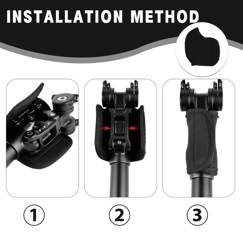 Neoprene Seat Post Sleeve Finger Guard with Cable High Quality