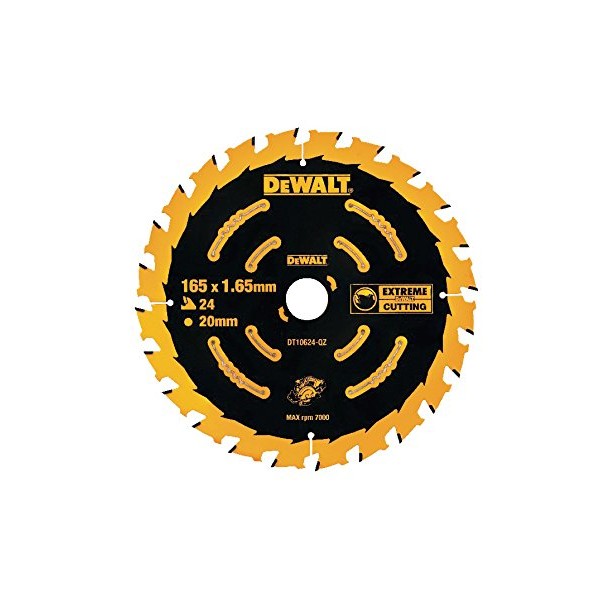 Dewalt DT10624-QZ 6.5"/20mm 24T Construction Circular Saw Blade