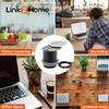 Link2Home 2 Pack Space Saver Grommet Socket with USB, 1