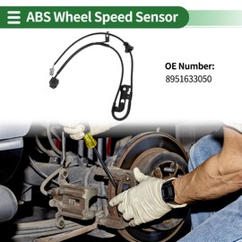 Motoforti ABS Wheel Speed Sensor ABS Sensor Anti-lock Braking System Sensor for Toyota Camry Avalon 2010-2013 No.8951633050 Rear Right