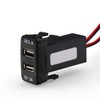 QC3.0+5V 3A Dual USB Power Socket, Quick Charge Car Charger