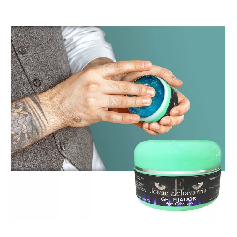 Josue Echavarria Gel Fijador Vintage Para Caballero 60g Josue Echavarria