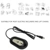 Miskall Remote Lift Chair Replacement, Electric Recliner Remote Control Straight