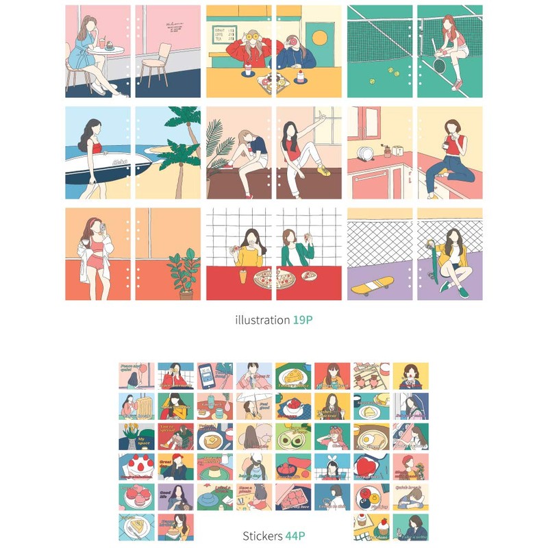 Monolike A5 Pole in Nutro Diary Set Tennis - FALL