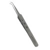 Set of 8 Precision Tweezers with Fine Tips Lightweight Perforated